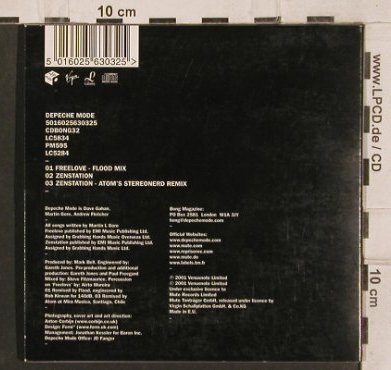 Depeche Mode: Freelove/Zensation*2,Digi, Venusnote CD Bong 22(5016025630325), EU, 01 - CD5inch - 82084 - 3,00 Euro