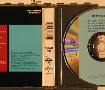Depeche Mode: Stripped (highland mix) +4, Mute Bong 10(INT 826.835), D, 1986 - CD5inch - 82100 - 5,00 Euro