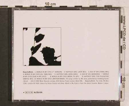 Depeche Mode: World In My Eyes*5+5, Mute/Alfa(90*11*28) (ALCB-159), J, 1990 Typ: CD5" Best.-Nr.: 82107 Preis: 10,00 Euro