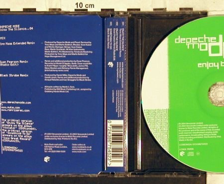 Depeche Mode: Enjoy The Silence*2+1, Venusnote LCD Bong 34 (724386754523), EU, 2004 Typ: CD5" Best.-Nr.: 82128 Preis: 5,00 Euro