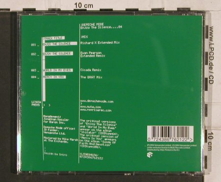 Depeche Mode: Enjoy The Silence*2+2, Venusnote XLCD Bong 34 (724386762122), EU, 2004 Typ: CD5" Best.-Nr.: 82129 Preis: 10,00 Euro