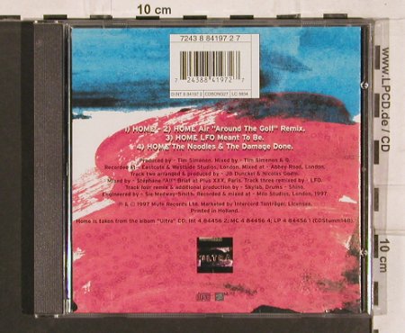 Depeche Mode: Home*2+2 ,(golf,LFO..), Mute cd bong 27(INT 8 84197 2), , 1997 - CD5inch - 82130 - 4,00 Euro