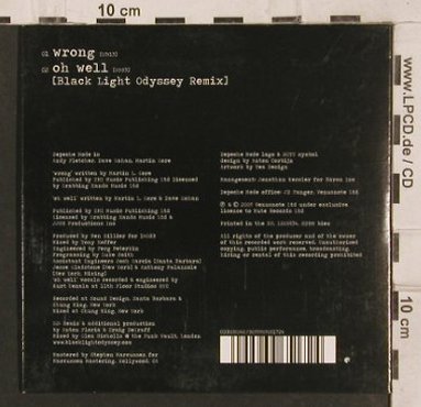 Depeche Mode: Wrong +, Digi, Venusnote CD Bong 40 (5099969651724), EU, 2009 Typ: CD5" Best.-Nr.: 82149 Preis: 4,00 Euro