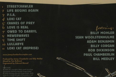 Chamberlin Complex,Jimmy: Life Begins Again(SmashingPumpkins), Sanctuary, EU, 2004 Typ: CD Best.-Nr.: 82229 Preis: 7,50 Euro