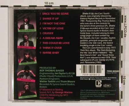 Cars: Shake It Up, Elektra, D, 1981 Typ: CD Best.-Nr.: 84215 Preis: 10,00 Euro