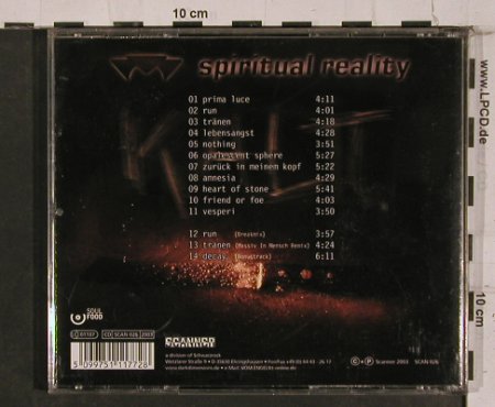 Spiritual Reality: Kalt, Scanner, D, 2003 Typ: CD Best.-Nr.: 84366 Preis: 7,50 Euro