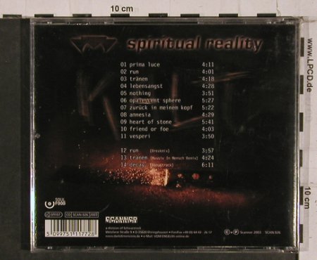 Spiritual Reality: Kalt, FS-New, Scanner, D, 2003 Typ: CD Best.-Nr.: 84368 Preis: 12,50 Euro