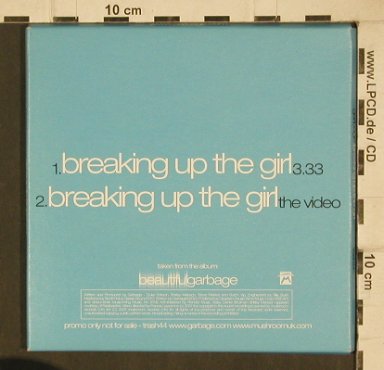 Garbage: Breaking Up The Girl+video,2Tr, Mushroom(Trash44), EU,Promo, 2001 - CD5inch - 90048 - 4,00 Euro
