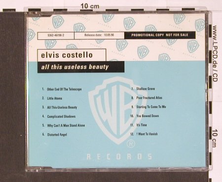 Costello,Elvis: All This Useless Beauty,12Tr..Promo, WB, D, 96 Typ: CD Best.-Nr.: 90103 Preis: 10,00 Euro