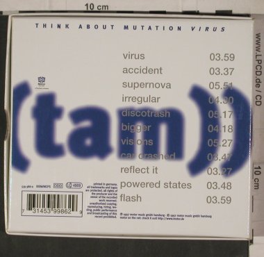 Think About Mutation: Virus, Limitierte Erstauflage, Motor, D, 97 Typ: CD Best.-Nr.: 90141 Preis: 5,00 Euro