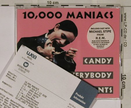 10.000 Maniacs: Candy Everybody Wants+3,Facts, Elektra(), D, 93 - CD5inch - 90410 - 7,50 Euro