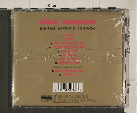 Empire,Alec: Les Etoiles Des Filles Mortes.-NEW, Mille Plateaux (MP cd 30), , 96 Typ: CD Best.-Nr.: 90503 Preis: 12,50 Euro