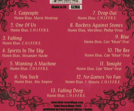 Elias,Hanin: No Game No Fun, Digi, FS-New, Fatal (Fatal CD 1), EU, 2003 Typ: CD Best.-Nr.: 90666 Preis: 10,00 Euro