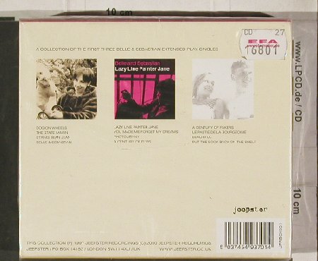 Belle & Sebastian: Lazy Line Painter Jane, Box, Jeepster, UK, 97 Typ: CD5"*3 Best.-Nr.: 90729 Preis: 10,00 Euro