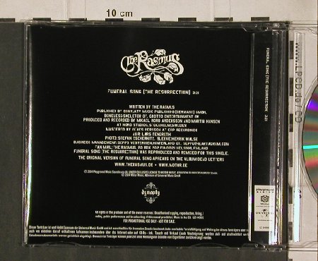 Rasmus: The Funeral Song(resurrection), Playgr, 1Tr.Promo, 04 Typ: CD5" Best.-Nr.: 90830 Preis: 5,00 Euro