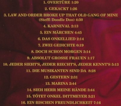 Angefahrenen Schulkinder: Osnabrück, PogoPop, D, 1992 Typ: CD Best.-Nr.: 91189 Preis: 10,00 Euro