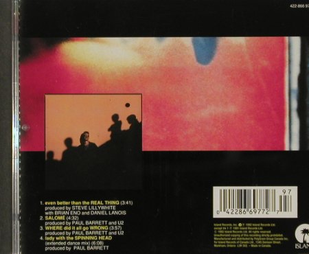 U2: Even Better Than The Real Thing+3, Isl.(), CDN, 1992 - CD5inch - 91546 - 6,00 Euro