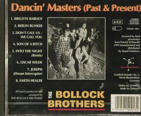 Bollock Brothers: Dancin' Masters, Sound Solutions(), D,FS-new, 1995 - CD - 92259 - 7,50 Euro