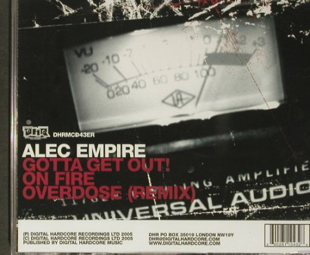 Empire,Alec: Gotta Get Out!,3Tr., FS-New, DHR (Mcd43ER), UK, 2005 Typ: CD5" Best.-Nr.: 92272 Preis: 4,00 Euro