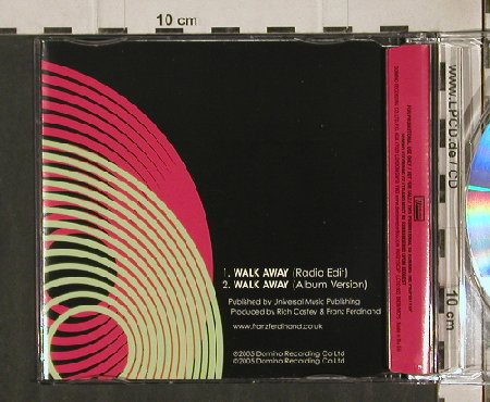 Franz Ferdinand: Walk away*2, Promo, Domino (RUG215), EU, 2005 Typ: CD5" Best.-Nr.: 92581 Preis: 5,00 Euro