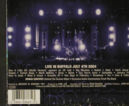 Goo Goo Dolls: Live in Buffalo, Digi, FS-New, Warner Bros., EU, 2004 Typ: CD/DVD Best.-Nr.: 92893 Preis: 15,00 Euro