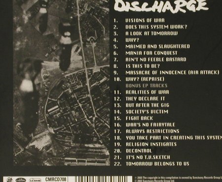 Discharge: Why(80), Sanctuary(), UK, 2003 - CD - 93011 - 10,00 Euro