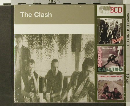Clash: Same/London Calling/Combat Rock, Columbia, A, FS-New, 2002 Typ: 3CD Best.-Nr.: 93356 Preis: 20,00 Euro