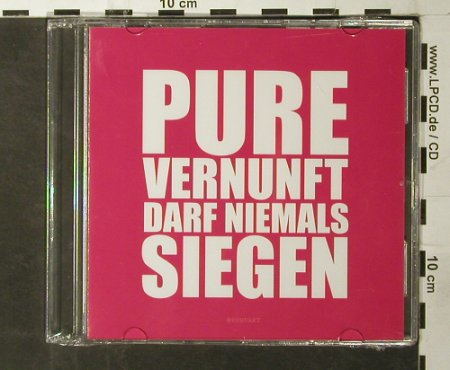 Tocotronic: Pure Vernunft Darf Niemals Siegen*4, Kompakt (Kom Pop MaxiCD2), D,FS-New, 2005 Typ: CD5" Best.-Nr.: 93379 Preis: 5,00 Euro