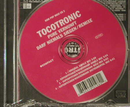 Tocotronic: Pure Vernunft Darf Niemals Siegen*4, Kompakt (Kom Pop MaxiCD2), D,FS-New, 2005 Typ: CD5" Best.-Nr.: 93379 Preis: 5,00 Euro