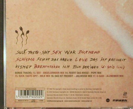 Oomph!: Sperm(94), FS-New, Sanctuary(MYNcd020), D, 2004 - CD - 93478 - 10,00 Euro