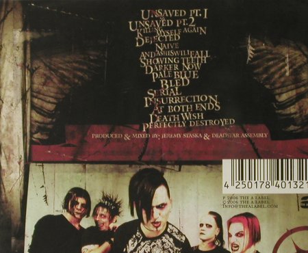 Deadstar Assembly: Unsaved, FS-New, The A Label (AL 0013.2), EU, 2006 Typ: CD Best.-Nr.: 93702 Preis: 11,50 Euro