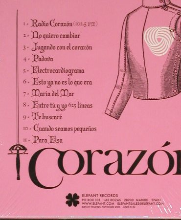 Corazon: Melodrama, Digi, FS-New, Elefant Rec. (ER-1118), EU, 2006 Typ: CD Best.-Nr.: 93889 Preis: 7,50 Euro
