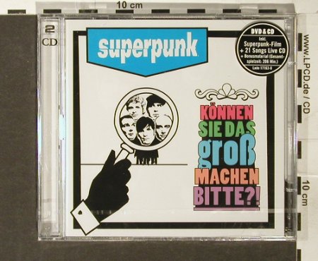 Superpunk: Können Sie das Gross Machen, Bitte, L'Age D'Or, EU, 2006 Typ: CD/DVD Best.-Nr.: 93899 Preis: 12,50 Euro
