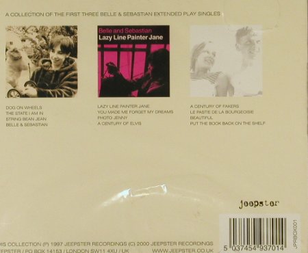 Belle & Sebastian: Lazy Line Painter Jane, Box, FS-New, Jeepster, UK, 1997 Typ: CD5"*3 Best.-Nr.: 94206 Preis: 12,50 Euro