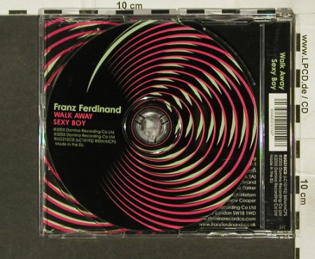 Franz Ferdinand: Walk away/Sexy Boy, Domino (RUG215cd), EU, 2005 Typ: CD5" Best.-Nr.: 94234 Preis: 4,00 Euro