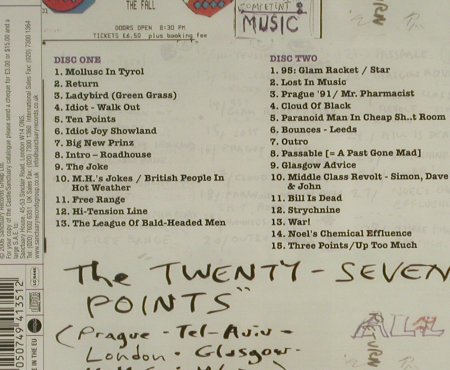 Fall: The Twenty-Seven Points'95, FS-New, Castle, EU, 2006 Typ: 2CD Best.-Nr.: 94503 Preis: 11,50 Euro