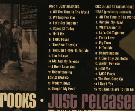 Crooks,The: Just Released, Boxed, FS-New, Sanctuary (CMDDD 603), UK, 2002 Typ: 2CD Best.-Nr.: 95116 Preis: 12,50 Euro