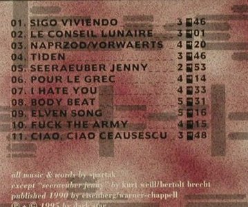 Spartak: Golem, Dark Star(1335-2), D, 1995 - CD - 95213 - 10,00 Euro