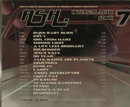 Ash: Intergalactic Sonic 7"s, Infec120, , 02 Typ: 2CD Best.-Nr.: 95363 Preis: 12,50 Euro