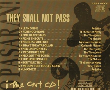 V.A.They Shall Not Pass: 13 Tr., Redskins,Sisters,Mekons.., Abstract(AABT 400CD), F, 1988 - CD - 95755 - 7,50 Euro