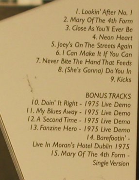 Boomtown Rats: Same,14Tr., Mercury, D, 2005 Typ: CD Best.-Nr.: 96018 Preis: 10,00 Euro