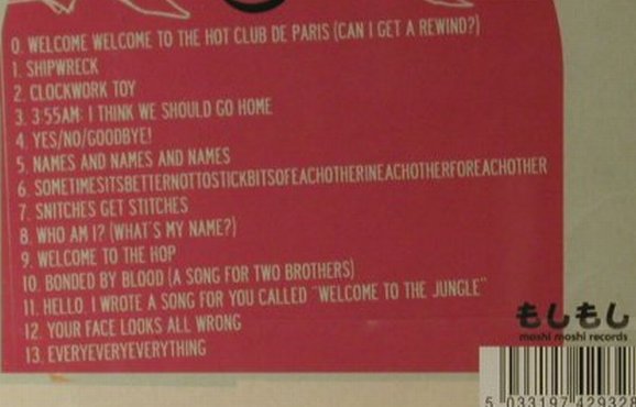Hot Club De Paris: Drop It'til It Pops, FS-New, Moshi Moshi Records(CD16), EU, 2006 - CD - 96149 - 10,00 Euro