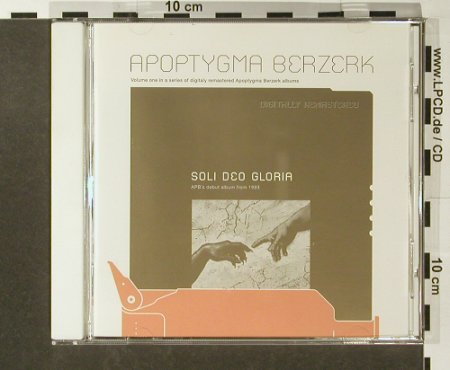Apoptygma Berzerk: Soli Deo Gloria, Tatra (TATcd018), D, 1993 Typ: CD Best.-Nr.: 96487 Preis: 10,00 Euro