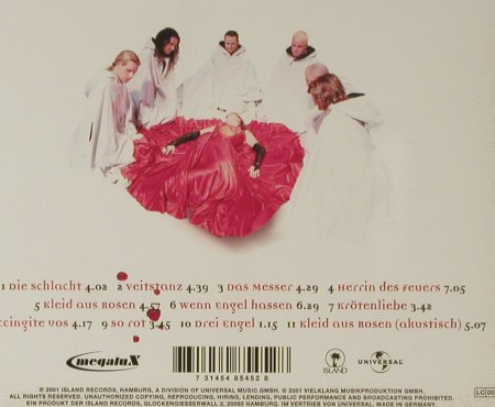 Subway To Sally: Herzblut, Island (548 545-2), EU, 2001 Typ: CD Best.-Nr.: 96596 Preis: 7,50 Euro