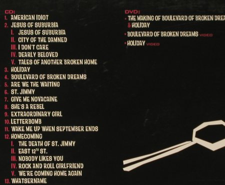 Green Day: American Idiot, Special Ed., Reprise, D, 2004 Typ: CD/DVD Best.-Nr.: 96610 Preis: 11,50 Euro
