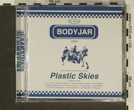 Body Jar: Plastic Skies, EMI, EU, 02 Typ: CD Best.-Nr.: 97036 Preis: 10,00 Euro