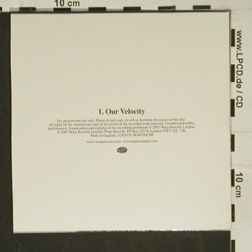 Maximo Park: Our Velocity, 1Tr. Digi, Warp(WAP220CDP), UK, 2007 - CD5inch - 97111 - 3,00 Euro