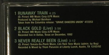 Soul Asylum: Runaway Train+2, Columbia, A, 93 Typ: CD5" Best.-Nr.: 97177 Preis: 2,50 Euro
