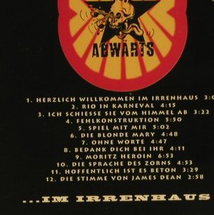 Abwärts: Herzlich Willkommen Im Irrenhaus, Harvest (7 81355 2), NL, 1993 Typ: CD Best.-Nr.: 97354 Preis: 10,00 Euro