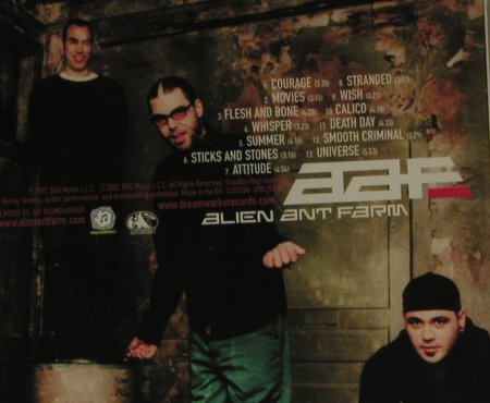 Alien Ant Farm: Anthology, Dreamworks, EU, 2001 Typ: CD Best.-Nr.: 97449 Preis: 7,50 Euro